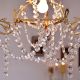Clear GlassÂ Garland Strand Chandelier Hanging With 50 Crystal Drop (57 Inch)